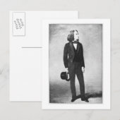 Franz Liszt (1811-86) 1856 (litho) (b/w Foto) Postkarte (Vorne/Hinten)