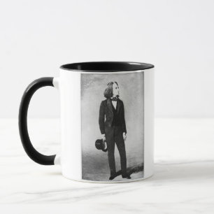 Franz Liszt (1811-86) 1856 (litho) (b/w Foto) Tasse
