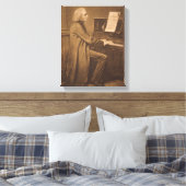 Franz Liszt am Klavier Leinwanddruck (Insitu (Schlafzimmer))