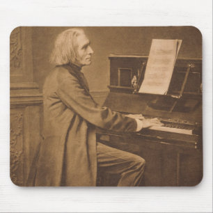 Franz Liszt am Klavier Mousepad
