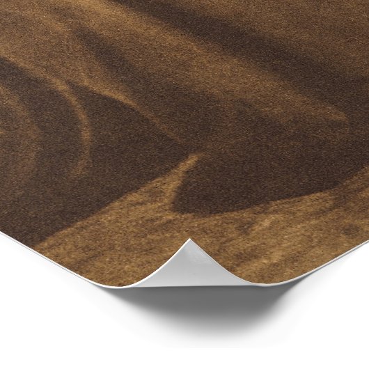 Franz Liszt am Klavier Poster (Ecke)