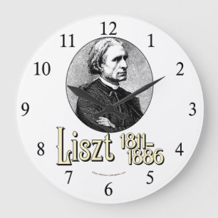 Franz Liszt Große Wanduhr