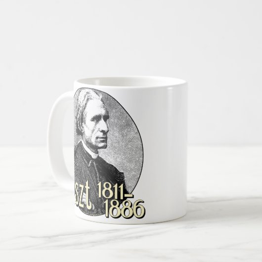 Franz Liszt Kaffeetasse (Vorderseite Links)