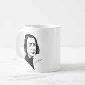 Franz Liszt Kaffeetasse (Vorderseite Links)