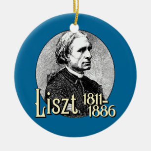 Franz Liszt Keramikornament