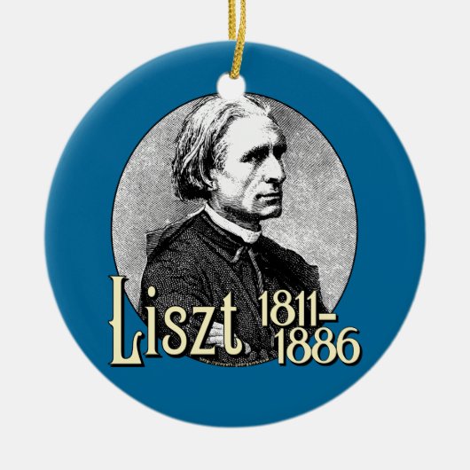 Franz Liszt Keramikornament (Vorne)