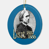 Franz Liszt Keramikornament (Links)