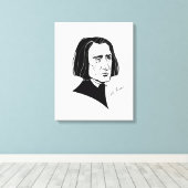 Franz Liszt Leinwanddruck (Insitu (Holzboden))