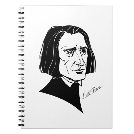 Franz Liszt Notizblock (Vorderseite)
