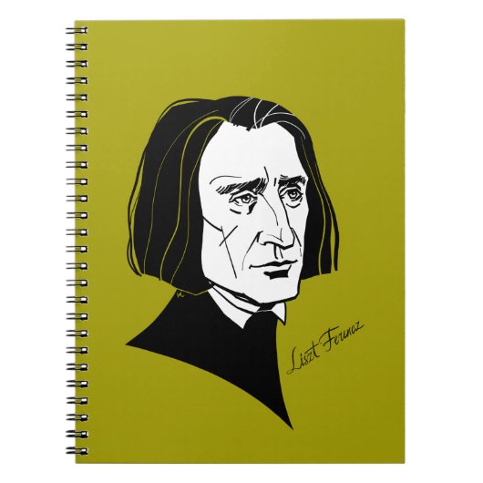 Franz Liszt Notizblock (Vorderseite)
