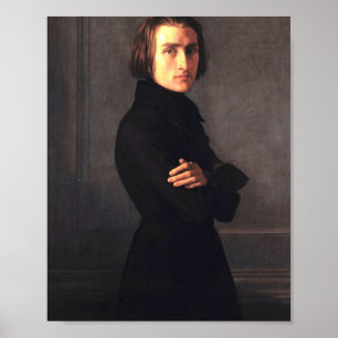 Franz-Liszt-Porträt Poster