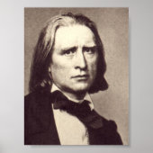 Franz Liszt Poster (Vorne)