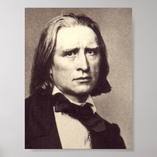 Franz Liszt Poster (Vorne)
