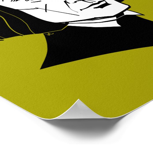 Franz Liszt Poster (Ecke)