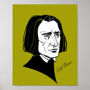 Franz Liszt Poster