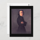 Franz Liszt Postkarte (Vorne/Hinten)