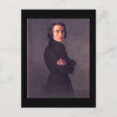 Franz Liszt Postkarte (Vorderseite)