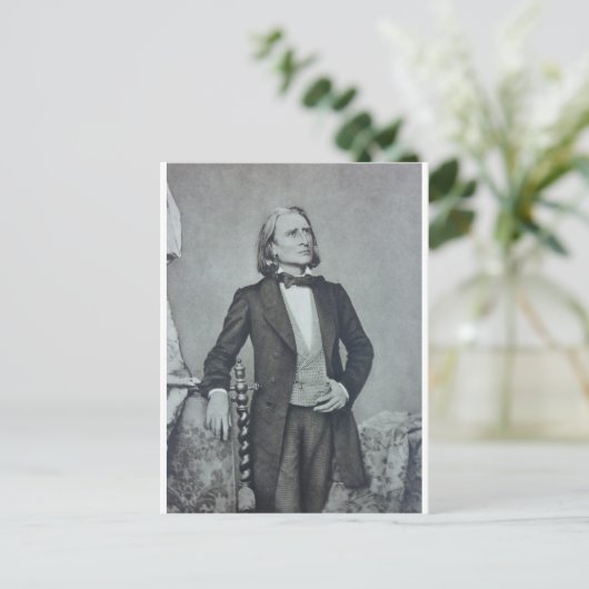 franz liszt postkarte (Stehend Vorderseite)
