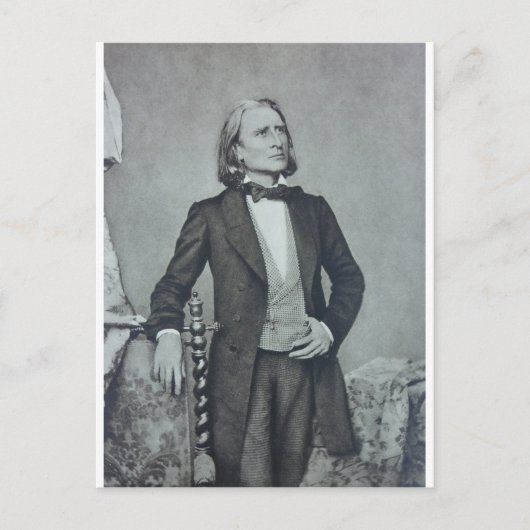 franz liszt postkarte (Vorderseite)