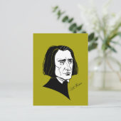 Franz Liszt Postkarte (Stehend Vorderseite)