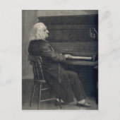 Franz Liszt Postkarte (Vorderseite)
