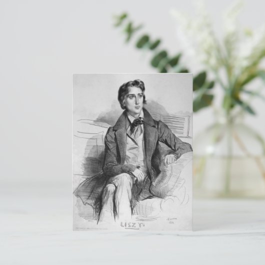 Franz Liszt Postkarte (Stehend Vorderseite)