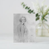 Franz Liszt Rom, 29. Mai 1839 Postkarte (Stehend Vorderseite)