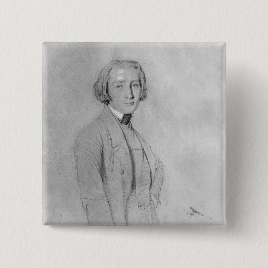Franz Liszt Rom, am 29. Mai 1839 Button (Vorderseite)