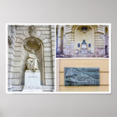 Franz Liszt Sculptures Collage Poster (Vorne)