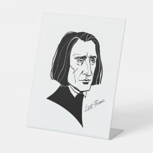 Franz Liszt Sockelschild