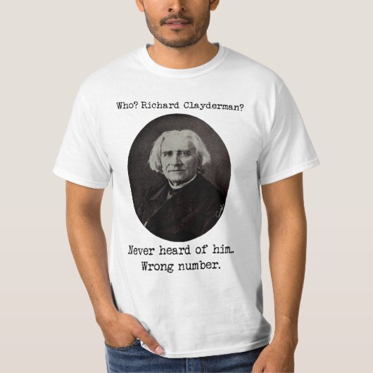 Franz Liszt T-Shirt (Vorderseite)