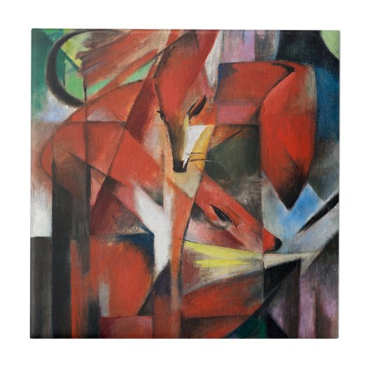 Franz Marc (1913) Fliese (Vorderseite)