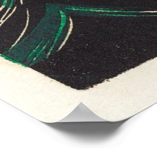 Franz Marc Abstrakt Genesis II Expressionismus Art Poster (Ecke)