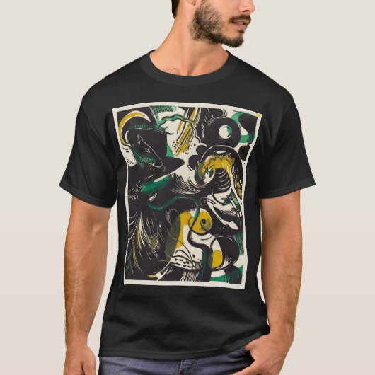 Franz Marc Abstrakt Genesis II Expressionismus Art T-Shirt (Vorderseite)