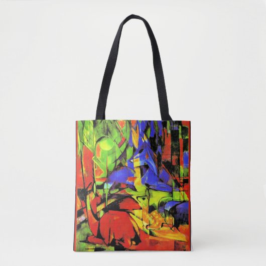 Franz Marc abstrakte Kunstwerke, Kampfformen Tasche (Vorderseite)
