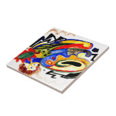 Franz Marc - Abstraktes Muster 1 Fliese (Seite)