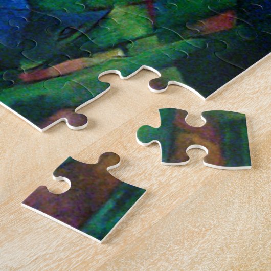 Franz Marc Animals in einer Landschaft farbenfroh Puzzle (Seite)