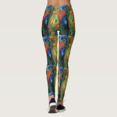 Franz Marc Animals in einer Landschaft farbenfrohe Leggings (Rückseite)