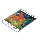 Franz Marc Animals in einer Landschaft Personalisi Notizblock (Linke Seite)