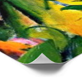 Franz Marc Art: Im Regen Poster (Ecke)