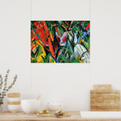 Franz Marc Art: Im Regen Poster (Küche)