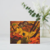 Franz Marc Art Postkarte (Stehend Vorderseite)
