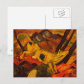 Franz Marc Art Postkarte (Vorne/Hinten)