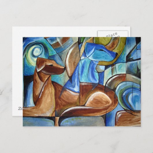 Franz Marc Art Postkarte (Vorne/Hinten)