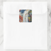 Franz Marc Art Quadratischer Aufkleber (Tasche)