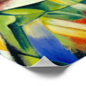 Franz Marc Berühmtes Malen von kleinen Bergziegen Poster (Ecke)