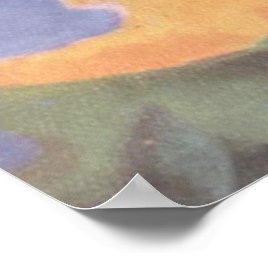 Franz Marc - Big Blue Horse 1911 Leinwand Equine Poster (Ecke)