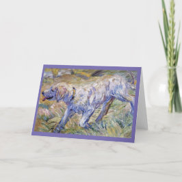 Franz Marc, Bildende Kunst, Sibirischer Hund Karte