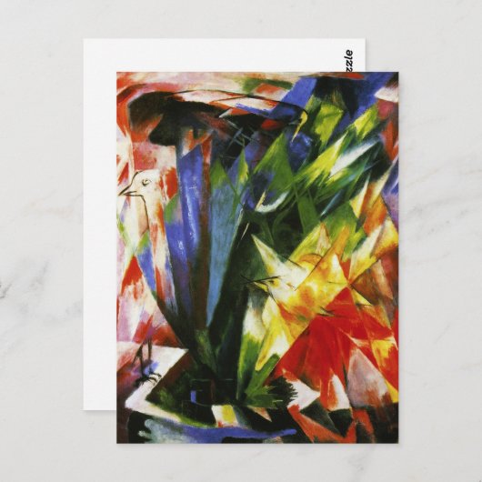 Franz Marc Birds Postcard Postkarte (Vorne/Hinten)