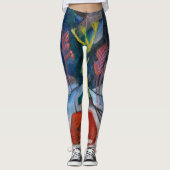 Franz Marc Bison im Winter (Roter Bison) Frauen Leggings (Vorderseite)